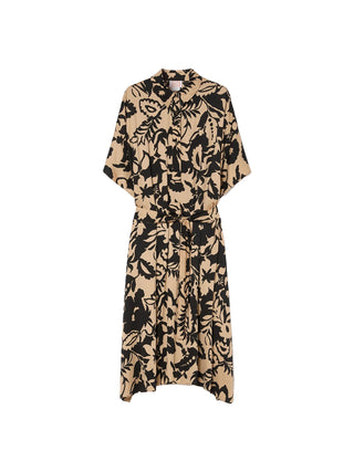 Abito in raso di viscosa