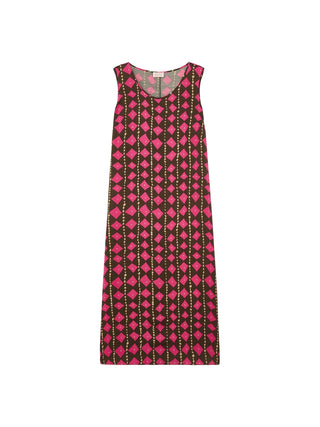 Abito in raso di viscosa