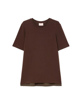 T-shirt in jersey e popeline