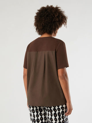 T-shirt in jersey e popeline