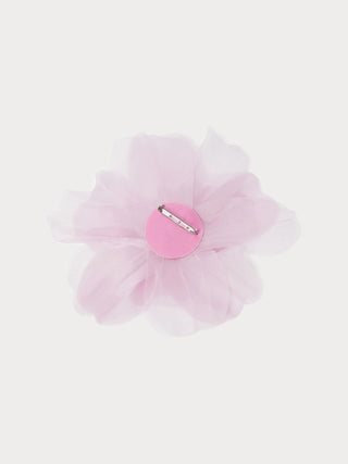 Spilla in organza di seta