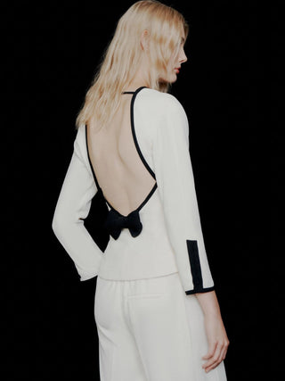 Blusa in envers satin