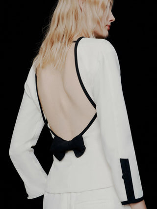 Blusa in envers satin