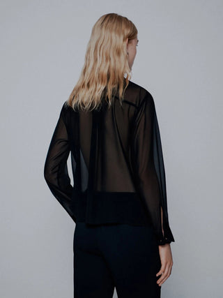 Camicia in georgette