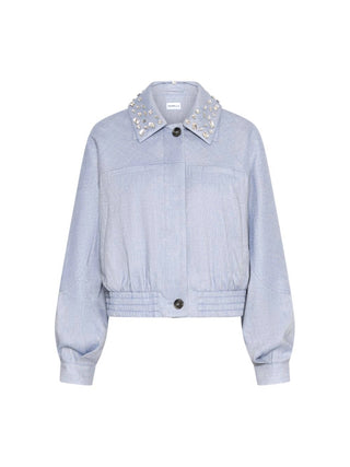 Giacca sportiva in chevron di misto viscosa