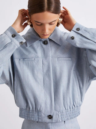 Giacca sportiva in chevron di misto viscosa