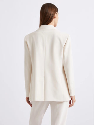 Blazer dritto in tela stretch