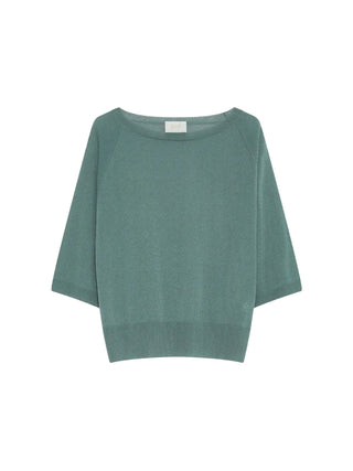 Maglia in viscosa aspetto tulle