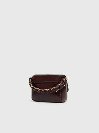 Borsa le muse small stampa rettile
