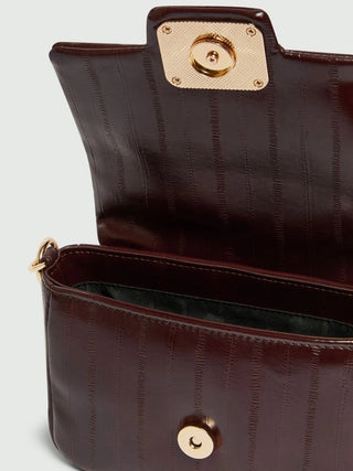 Borsa le muse small stampa rettile