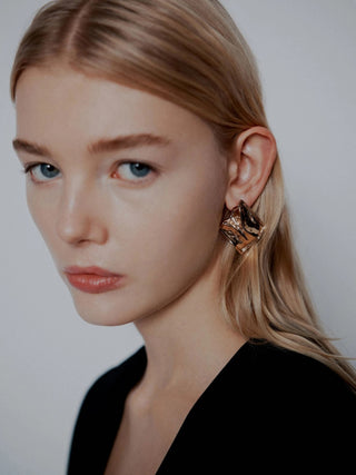 Orecchini martellati