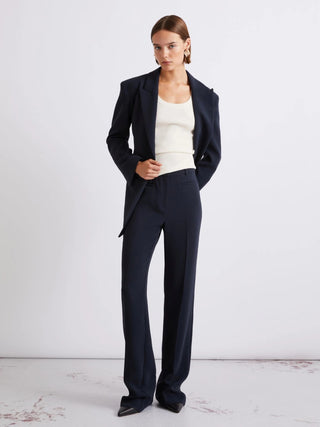 Pantalone leggermente flare in cady