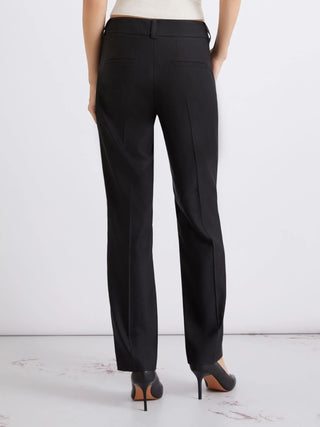 Pantalone cropped in twill di misto viscosa