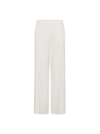 Pantalone dritto in tela stretch