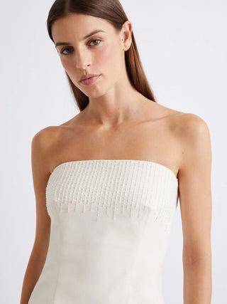 Top bustier in tela stretch