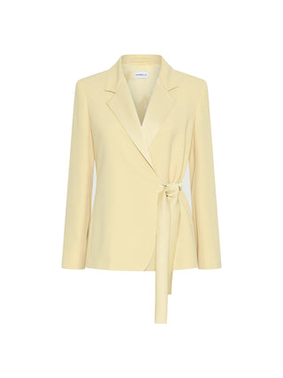 Blazer in envers satin