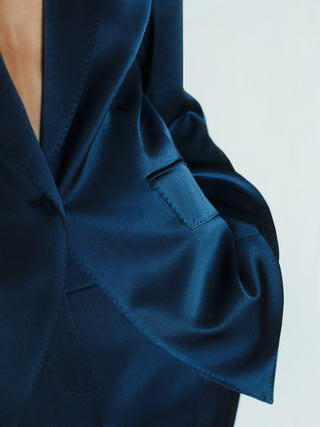 Blazer in satin