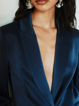 Blazer in satin