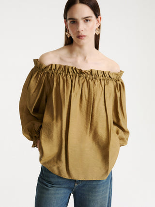 Blusa in georgette stampata