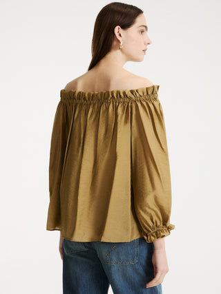 Blusa in georgette stampata