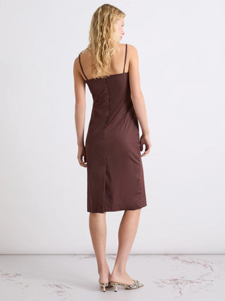 Abito a tubino in popeline stretch