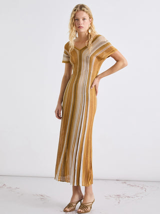 Abito in jersey con lurex