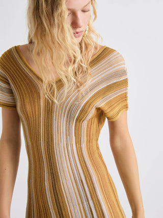Abito in jersey con lurex