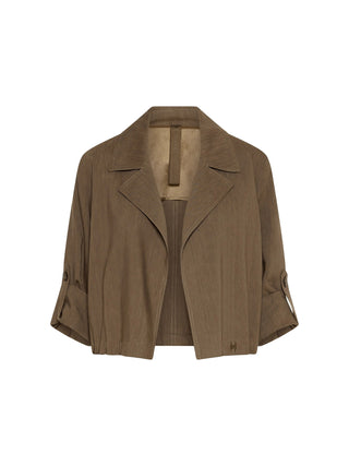 Giacca in viscosa e lino stretch