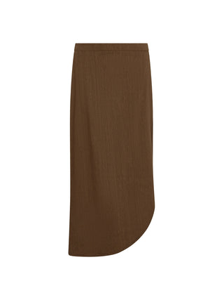 Gonna asimmetrica in creponne