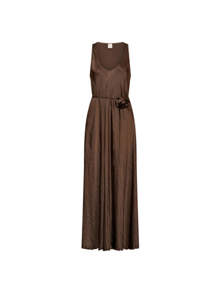 Abito in twill crinckle