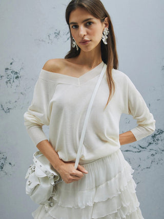 Maglia con scollo a v