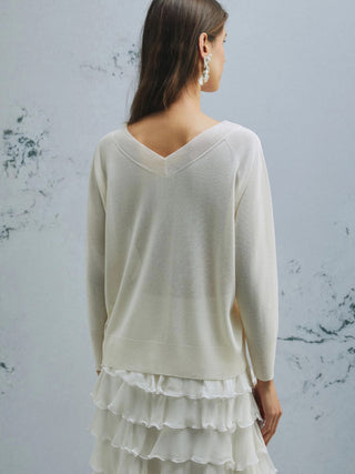 Maglia con scollo a v