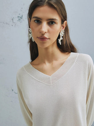 Maglia con scollo a v