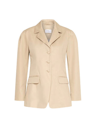 Blazer strutturato in gabardina