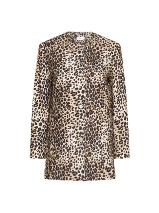 Giacca in stuoia di misto lino