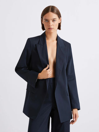 Blazer in gabardina di puro cotone
