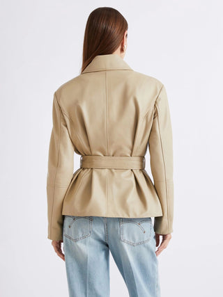 Giacca biker in nappa