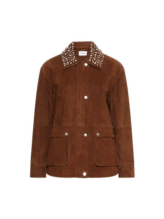 Giaccone in camoscio