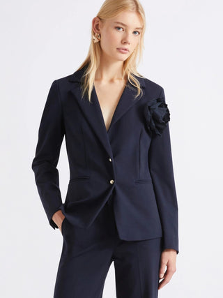 Blazer aderente in jersey