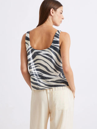 Top con paillettes