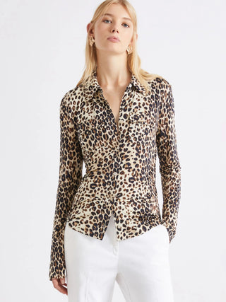 Camicia aderente in jersey