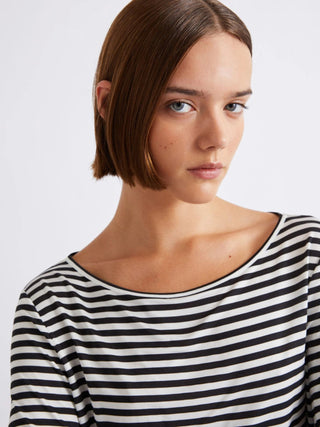 T-shirt in jersey a righe