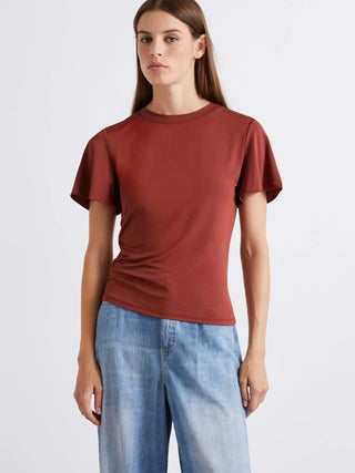 T-shirt in jersey di viscosa