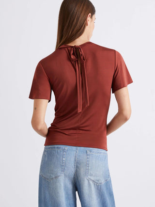 T-shirt in jersey di viscosa