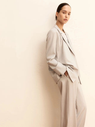 Giacca in viscosa e lamè