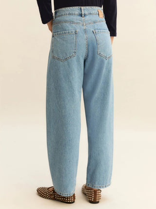 5 tasche mom fit in denim