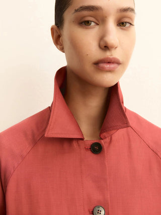 Giacchina in twill di misto lino