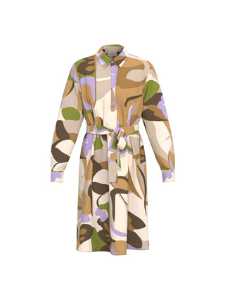 Abito in popeline stampato