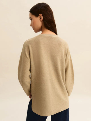 Maglia con lurex e micro paillette