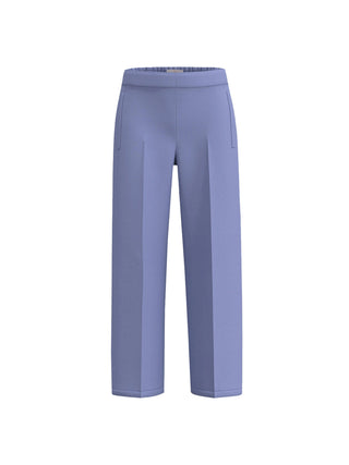 Pantalone dritto in gabardina stretch
